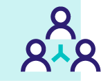 teal collaborations icon