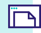 teal reporting icon
