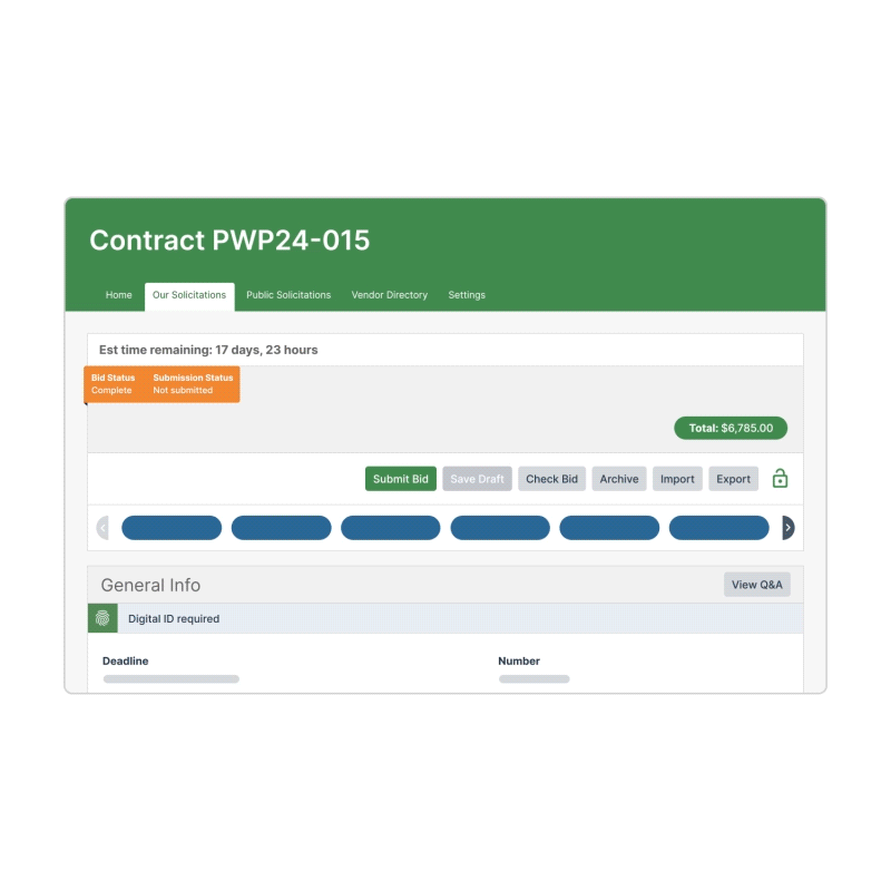 BidExpress_Agencies_Digital-Signatures gif showing how to sign digitally in Bid Express for Agencies
