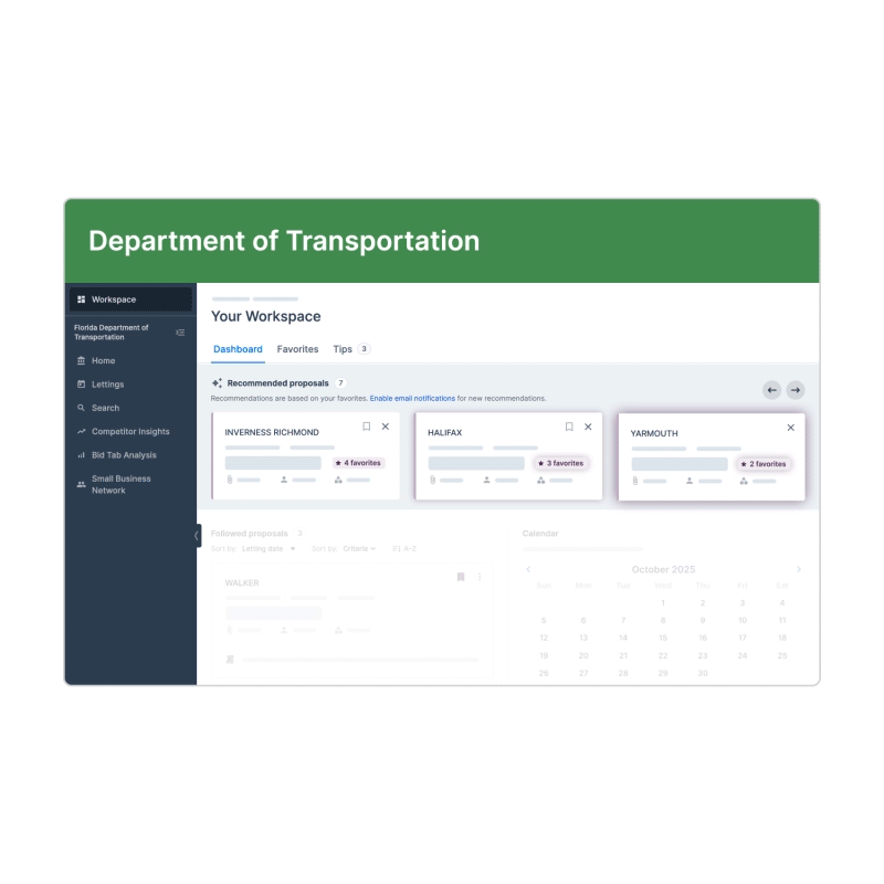 Bidx_Proposal-Recommendations gif showing how to find proposal recommendations in Bidx