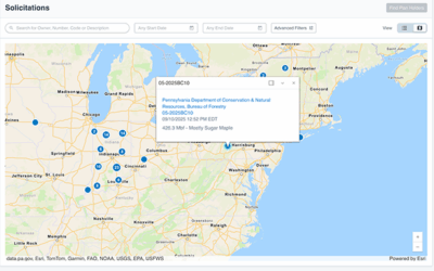 Putting Projects, Contracts, and Bids On the Map: New Esri-Powered Map Views