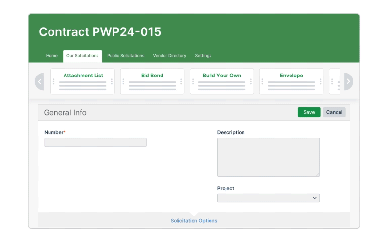 gif showing the drag and drop editor in Bidexpress.com
